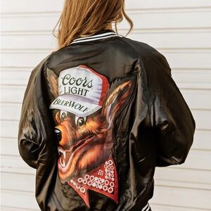 Coors Light Satin Bomber Jacket